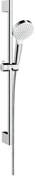 HANSGROHE CROMETTA 1JET sprchová souprava 3-dílná, ruční sprcha pr. 100 mm, tyč, hadice, bílá/chrom