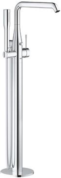 GROHE ESSENCE NEW vanová baterie na podlahu, s přepínačem, se sprchovou soupravou, chrom
