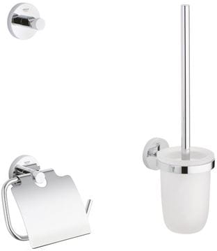 GROHE ESSENTIALS sada doplňků pro WC a koupelnu, chrom