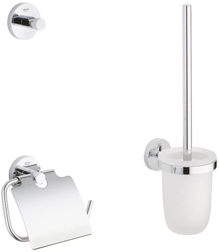 GROHE ESSENTIALS sada doplňků pro WC a koupelnu, chrom 40407001 Obrázek - Hlavní obrázek