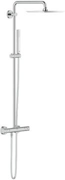 GROHE EUPHORIA SYSTEM 230 sprchový set s termostatickou baterií, horní sprcha, ruční sprcha, tyč, hadice, chrom