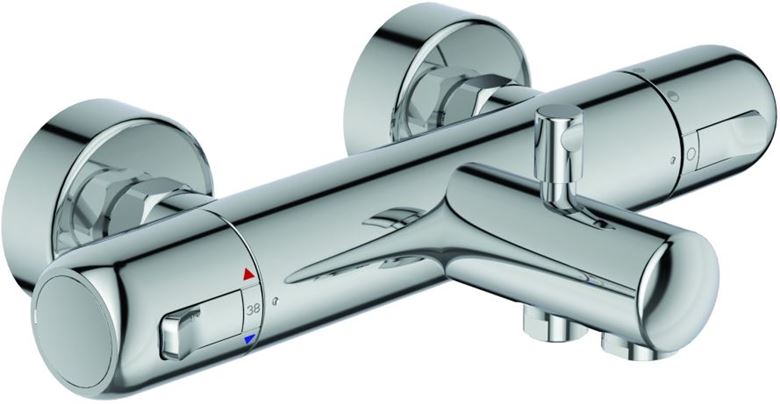 CONCEPT 100 vanová nástěnná termostatická baterie, s přepínačem, chrom A7283AA Obrázek - Hlavní obrázek