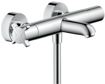 AXOR CITTERIO E vanová nástěnná termostatická baterie, s přepínačem, chrom