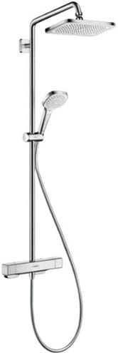 HANSGROHE CROMA E SHOWERPIPE 280 sprchový set s termostatickou baterií, horní sprcha, ruční sprcha se 3 proudy, tyč, hadice, EcoSmart, chrom 27660000 Obrázek - Hlavní obrázek