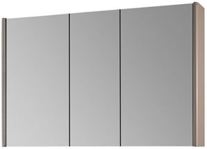 DŘEVOJAS ENZO GA3OE 120 zrcadlová skříňka 115,6x74,1x15,3 cm, osvětlení s regulací stmívání, s vypínačem a el. zásuvkou, lamino/MDF, vysoce lesklá bílá