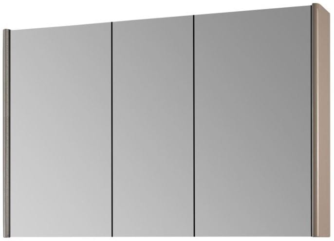DŘEVOJAS ENZO GA3OE 120 zrcadlová skříňka 115,6x74,1x15,3 cm, osvětlení s regulací stmívání, s vypínačem a el. zásuvkou, lamino/MDF, vysoce lesklá bílá 59487 Obrázek - Hlavní obrázek