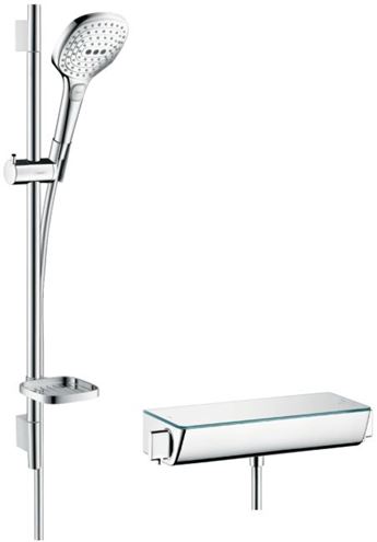 HANSGROHE RAINDANCE SELECT E 120 sprchový set s termostatickou baterií, ruční sprcha se 3 proudy, tyč, hadice, chrom 27038000 Obrázek - Hlavní obrázek