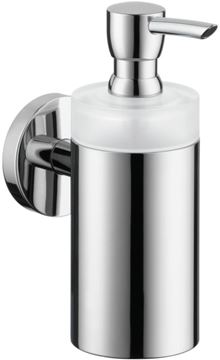 HANSGROHE LOGIS dávkovač tekutého mýdla 125 ml, nástěnný, sklo, chrom