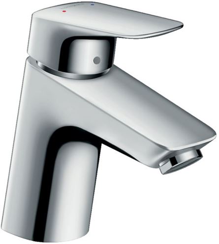 HANSGROHE LOGIS umyvadlová stojánková baterie, s odtokovou soupravou, EcoSmart, chrom 71070000 Obrázek - Hlavní obrázek