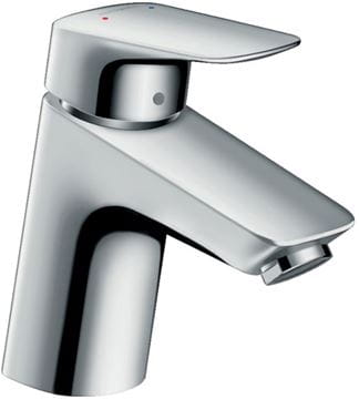 HANSGROHE LOGIS umyvadlová stojánková baterie, s odtokovou soupravou, EcoSmart, chrom