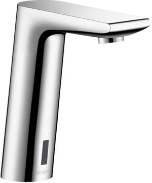 HANSGROHE METRIS S umyvadlová senzorová baterie pro jednu vodu, napájení ze sítě, EcoSmart, chrom