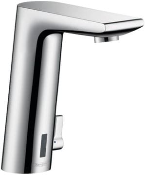 HANSGROHE METRIS S umyvadlová senzorová baterie s regulací teploty, napájení ze sítě, EcoSmart, chrom
