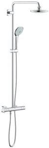 GROHE EUPHORIA SYSTEM 180 sprchový set s termostatickou baterií, horní sprcha, ruční sprcha, tyč, hadice, chrom