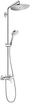 HANSGROHE CROMA SELECT S SHOWERPIPE 280 sprchový set s baterií, horní sprcha, ruční sprcha se 3 proudy, chrom