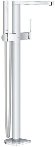 GROHE PLUS vanová baterie na podlahu, s přepínačem, se sprchovou soupravou, chrom 23846003 Obrázek - Hlavní obrázek