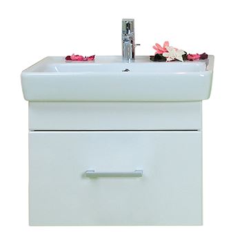 CONCEPT 200 skříňka pod umyvadlo 54,5x43,4x39,2 cm, 1 zásuvka, bříza/bílá