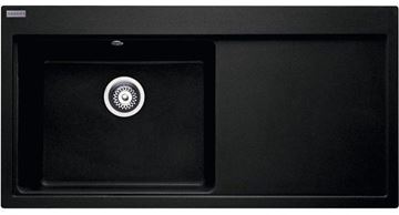 FRANKE MYTHOS MTG 611/2 fragranitový dřez 1000x515 mm, odkapávač vpravo, onyx