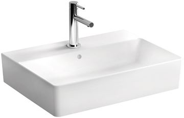 VITRA NUO umyvadlo na desku 60 cm, s otvorem pro baterii a přepadem