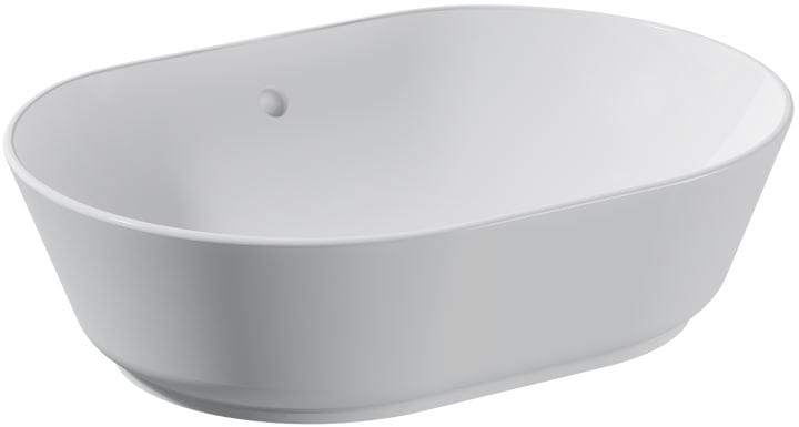 VITRA GEO umyvadlová mísa 55 cm, s přepadem, VitrAhygiene 7427B003-0012 Obrázek - Hlavní obrázek