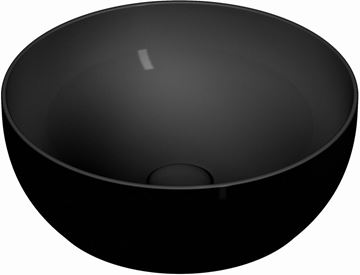 VITRA OUTLINE umyvadlová mísa 40 cm, bez přepadu, VitrAhygiene, matná černá