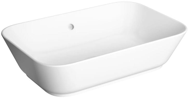 VITRA GEO umyvadlová mísa 59,5 cm, s přepadem, broušená, VitrAhygiene 7425B003-0012 Obrázek - Hlavní obrázek