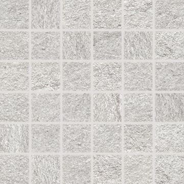 RAKO QUARZIT mozaika 30x30(5x5) cm, lepená na síti, mat reliéf, šedá