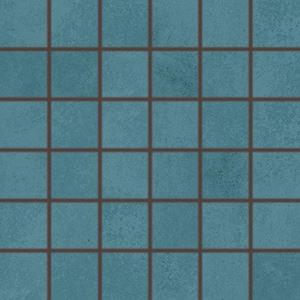 RAKO BLEND mozaika 30x30(5x5) cm, lepená na síti, mat, modrá
