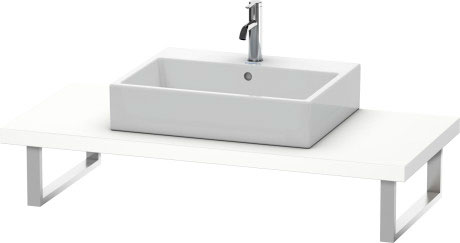 CONCEPT 450 deska pod umyvadlo s výřezem 100x55x4,5 cm, matná bílá XB008E01818 Obrázek - Hlavní obrázek