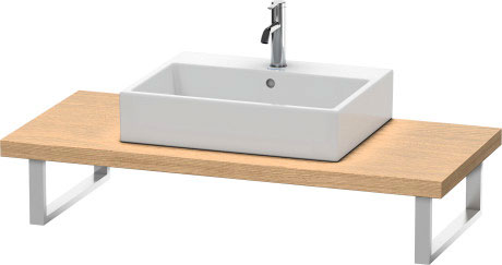 CONCEPT 450 deska pod umyvadlo s výřezem 100x55x4,5 cm, dub evropský XB008E05252 Obrázek - Hlavní obrázek