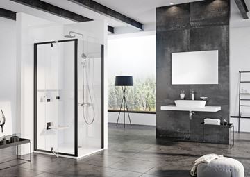 CONCEPT PIVOT STYLE PT-PPS boční stěna 80x190 cm, černá/čiré sklo 90G40300Z15 Obrázek - fotka