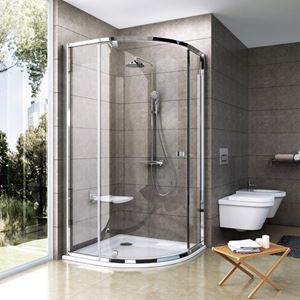 CONCEPT PIVOT STYLE PT-PSKK3 sprchový kout 100x100 cm, R500, pivotové dveře, bright alu/sklo transparent