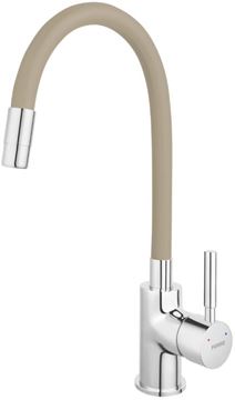NOVASERVIS dřezová baterie, s flexi ramínkem, béžová/chrom