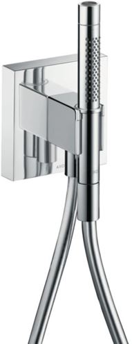 AXOR STARCK ORGANIC 2JET sprchová souprava 3-dílná, ruční sprcha 190 mm, 2 proudy, hadice, držák, chrom 12626000 Obrázek - Hlavní obrázek