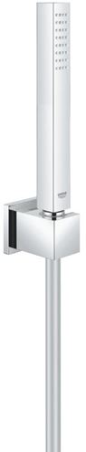 GROHE EUPHORIA CUBE STICK sprchová souprava 3-dílná, ruční sprcha 216 mm, hadice, držák, chrom 27702000 Obrázek - Hlavní obrázek