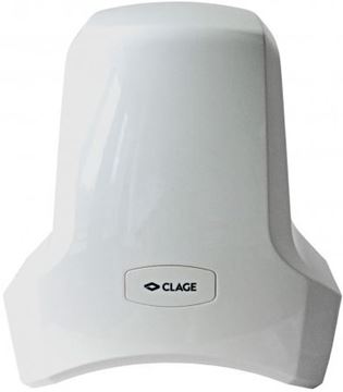 CLAGE WHT horkovzdušný osoušeč rukou, automatický, bílá