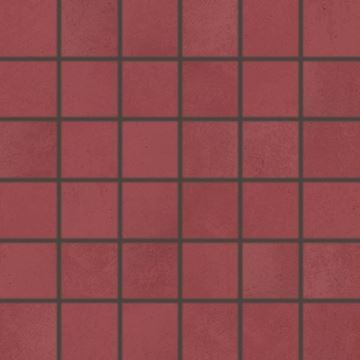 RAKO BLEND mozaika 30x30(5x5) cm, lepená na síti, mat, bordó
