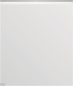 TIMERA SENTA HSSN zrcadlová skříňka 60x70,7x21,7 cm, osvětlení, s vypínačem a el. zásuvkou, panty vpravo, hliník, stříbrná