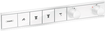 HANSGROHE RAINSELECT podomítková termostatická baterie, pro 4 spotřebiče, matná bílá