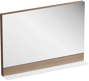RAVAK FORMY zrcadlo 100x71 cm, s poličkou