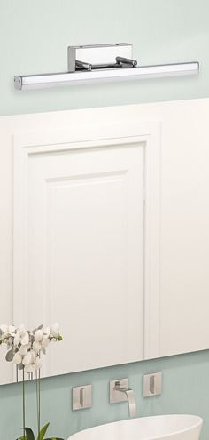 RABALUX SILAS nástěnné LED svítidlo, 4000 K, 1180 lm, 490 mm, chrom 5719 Obrázek - fotka