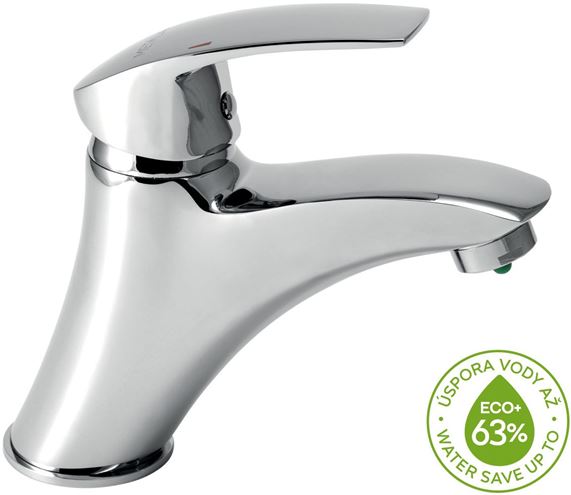 NOVASERVIS METALIA ECO+ umyvadlová stojánková baterie, chrom 57002/1,0E Obrázek - fotka