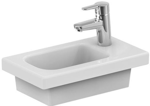 IDEAL STANDARD CONNECT SPACE umývátko 45 cm, s otvorem pro baterii vlevo, bez přepadu E132101 Obrázek - Hlavní obrázek