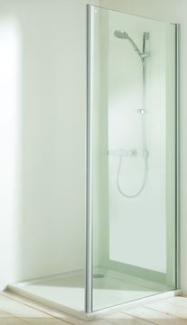 CONCEPT 70 boční stěna 100x190 cm, matná stříbrná/čiré sklo E20507.087.322 Obrázek - fotka