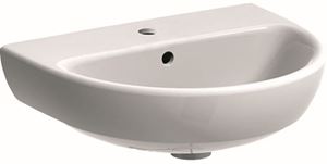GEBERIT SELNOVA umývátko 45 cm, s otvorem pro baterii a přepadem