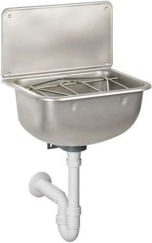 CONCEPT výlevka se sifonem 45 cm, s mřížkou, nerez 26204 Obrázek - Hlavní obrázek