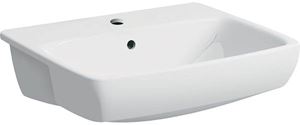 GEBERIT SELNOVA SQUARE umyvadlo 55 cm, s otvorem pro baterii a přepadem