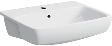GEBERIT SELNOVA SQUARE umyvadlo 55 cm, s otvorem pro baterii a přepadem