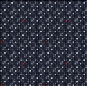 APPIANI DENIM STRIATO mozaika 1,2x1,2cm (30x30cm), mix barev