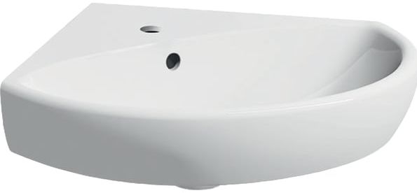 GEBERIT SELNOVA umývátko rohové 59 cm, s otvorem pro baterii a přepadem 501.050.00.5 Obrázek - Hlavní obrázek