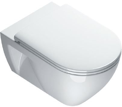 CONCEPT S závěsné WC, se SoftClose sedátkem, Newflush splachování, Cataglaze VSF54RECSET Obrázek - Hlavní obrázek